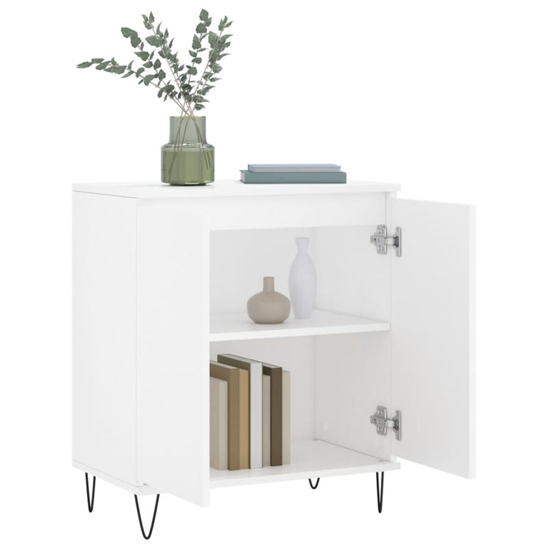 Sideboard White 60x35x70 cm Engineered Wood