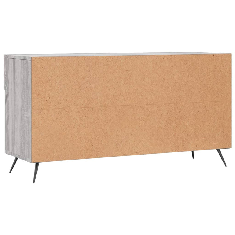 Shoe Bench Grey Sonoma 102x35x55 cm Engineered Wood