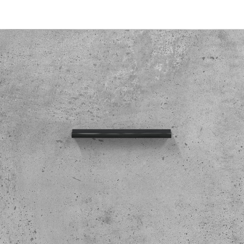 Shoe Bench Concrete Grey 102x35x55 cm Engineered Wood