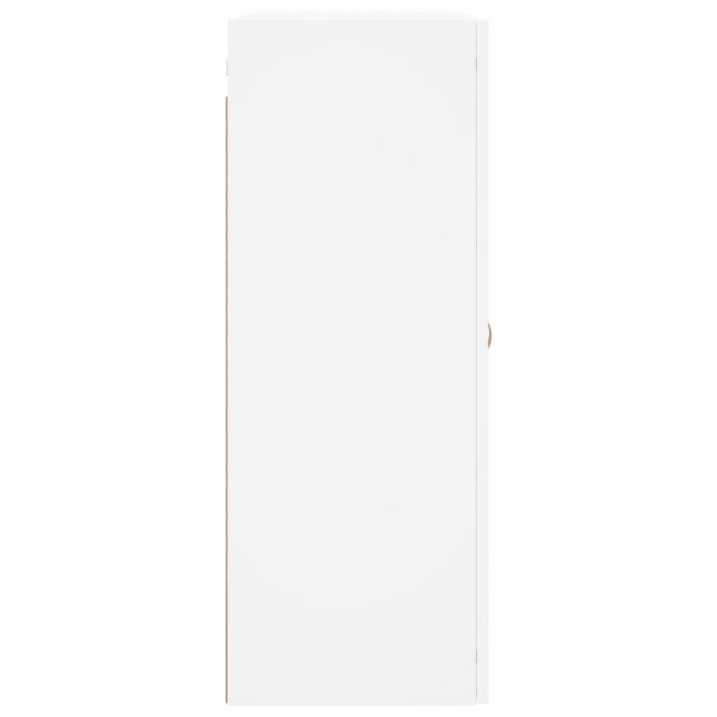 Wall Mounted Cabinets 2 pcs White Engineered Wood