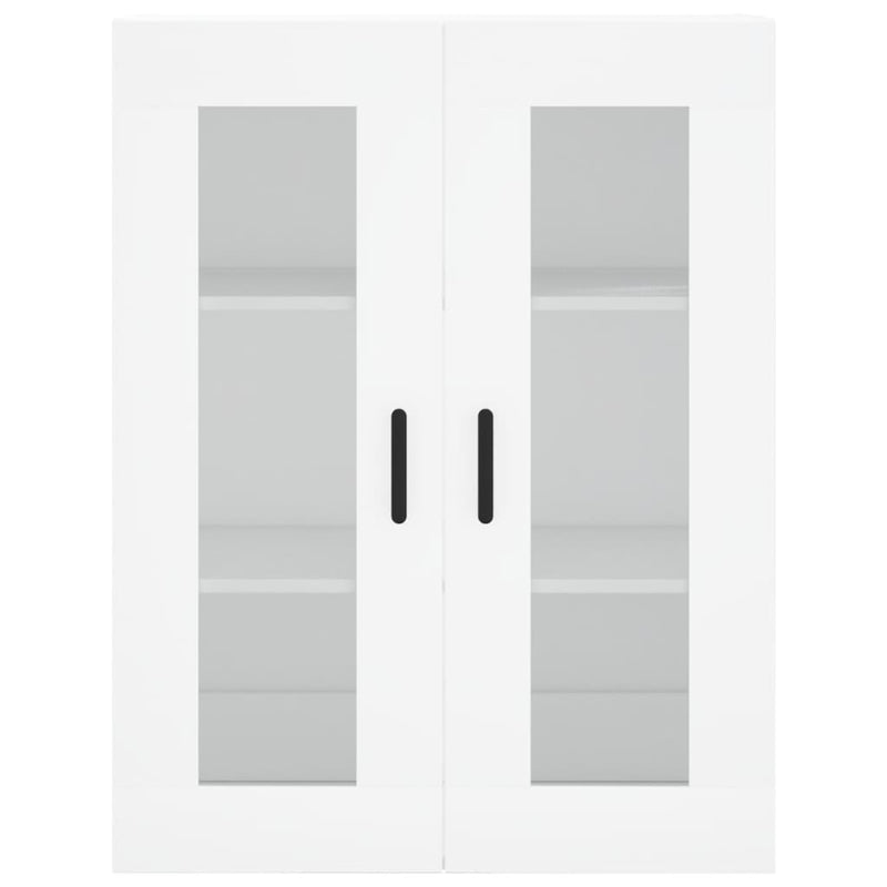 Wall Mounted Cabinets 2 pcs White Engineered Wood