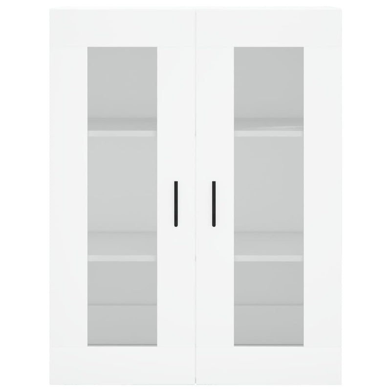 Wall Mounted Cabinets 2 pcs White Engineered Wood