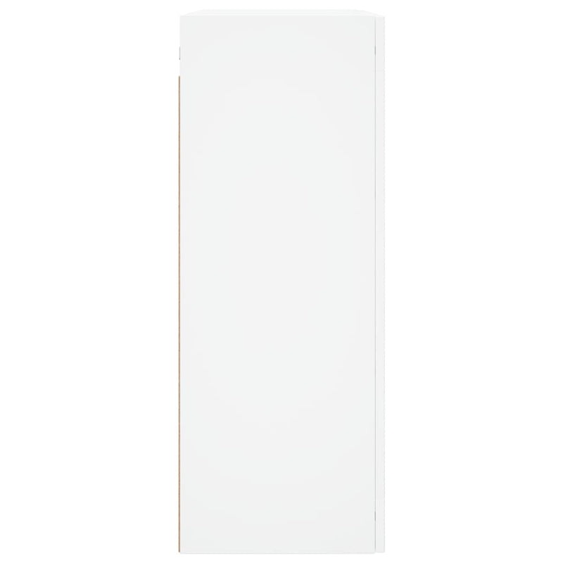 Wall Mounted Cabinets 2 pcs White Engineered Wood