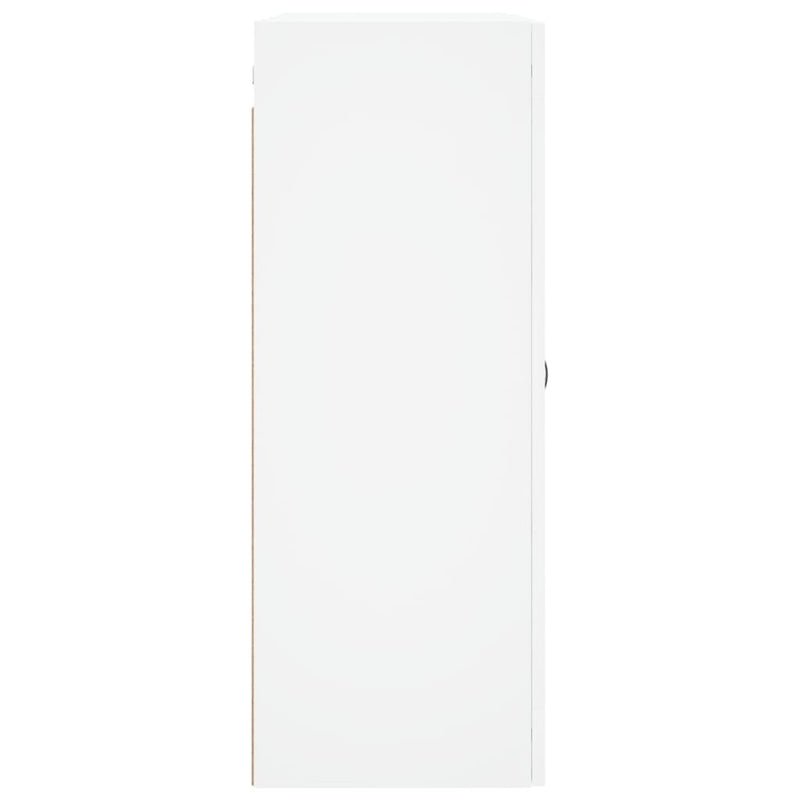 Wall Mounted Cabinets 2 pcs White Engineered Wood