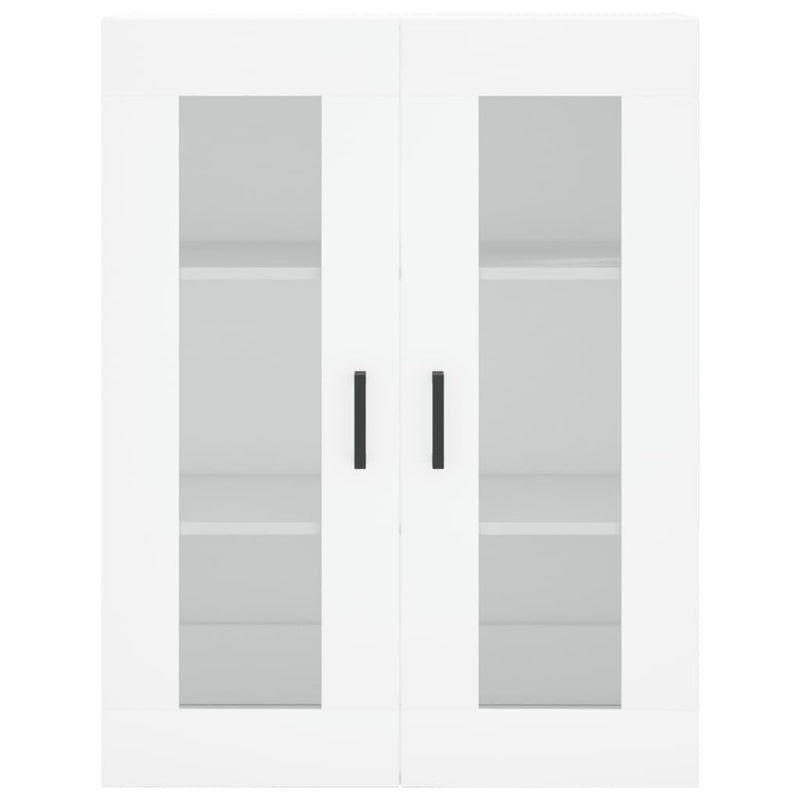 Highboard White 69.5x34x180 cm Engineered Wood