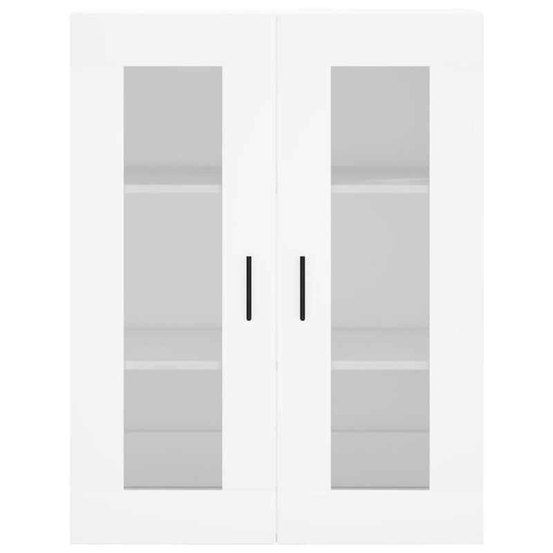 Highboard White 69.5x34x180 cm Engineered Wood