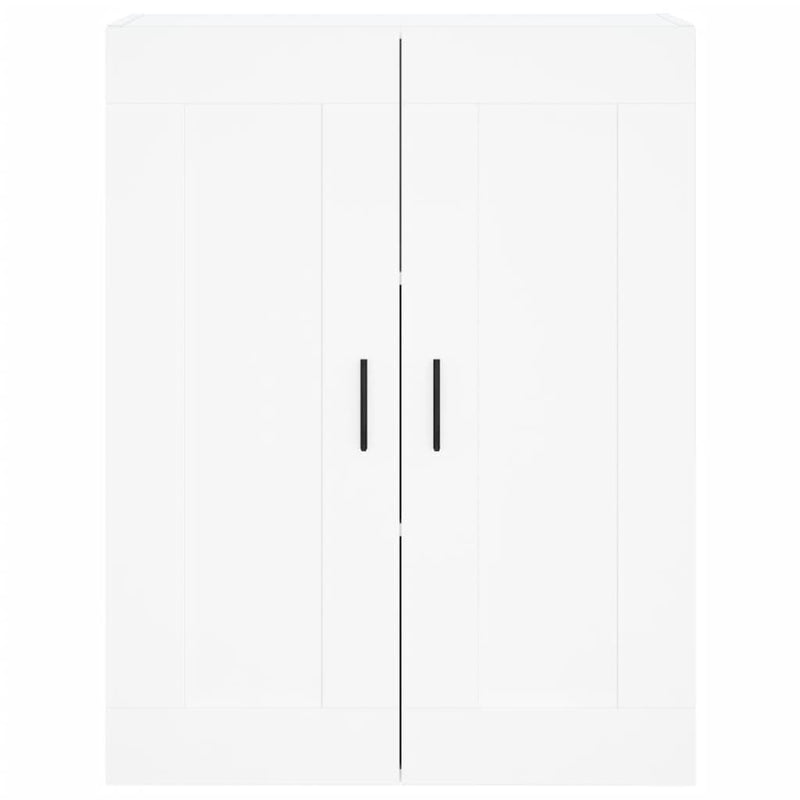 Highboard White 69.5x34x180 cm Engineered Wood