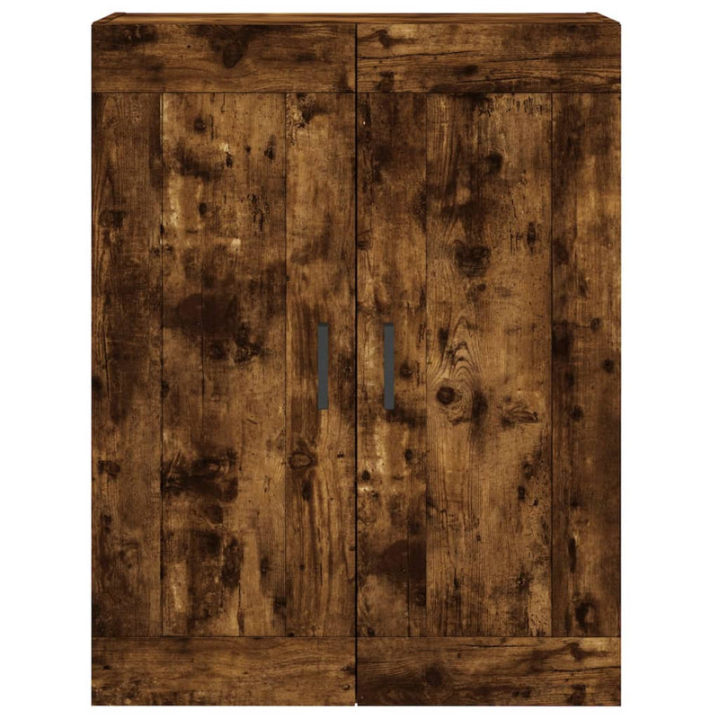 Highboard Smoked Oak 69.5x34x180 cm Engineered Wood