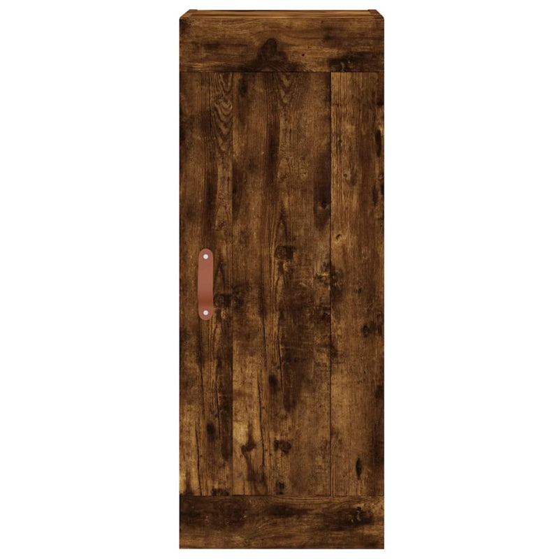Highboard Smoked Oak 34.5x34x180 cm Engineered Wood