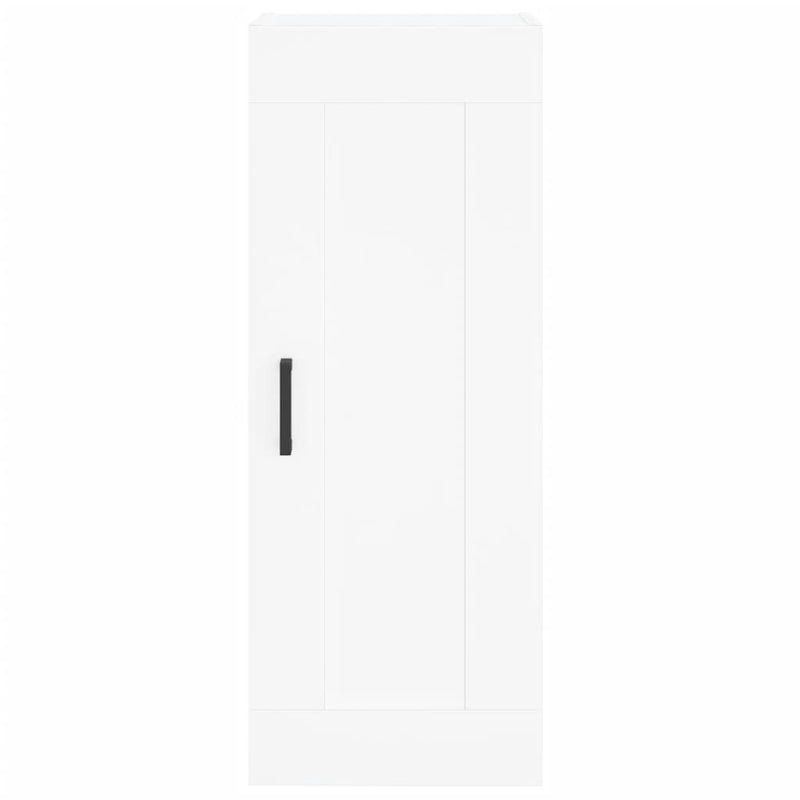 Highboard White 34.5x34x180 cm Engineered Wood