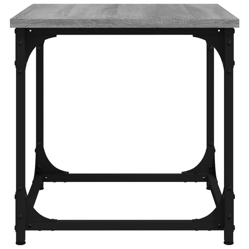 Side Table Grey Sonoma 40x40x40 cm Engineered Wood