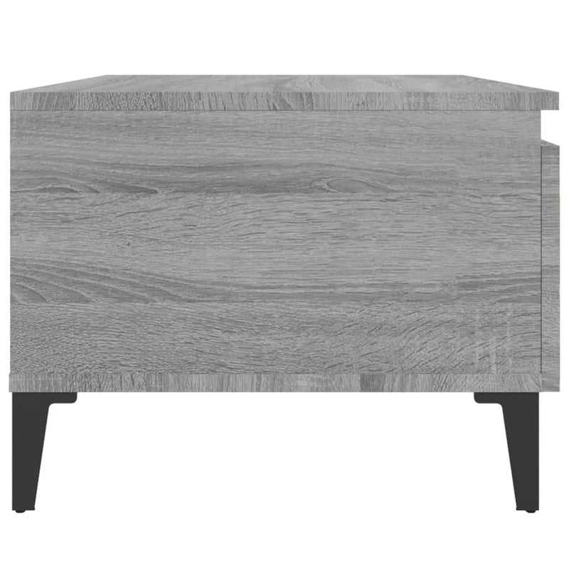 Side Table Grey Sonoma 50x46x35 cm Engineered Wood