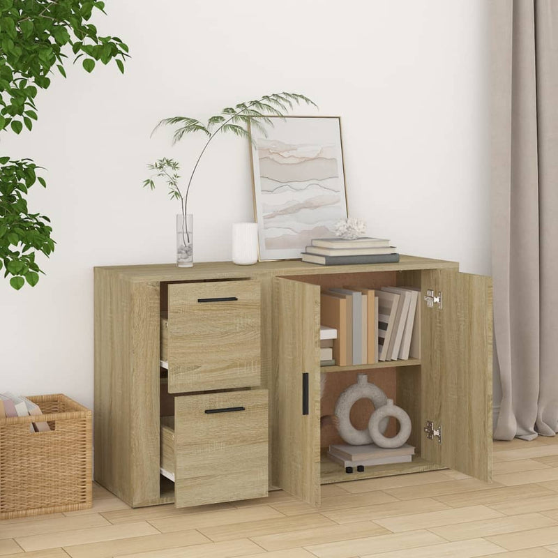Sideboard Sonoma Oak 100x33x59.5 cm Engineered Wood
