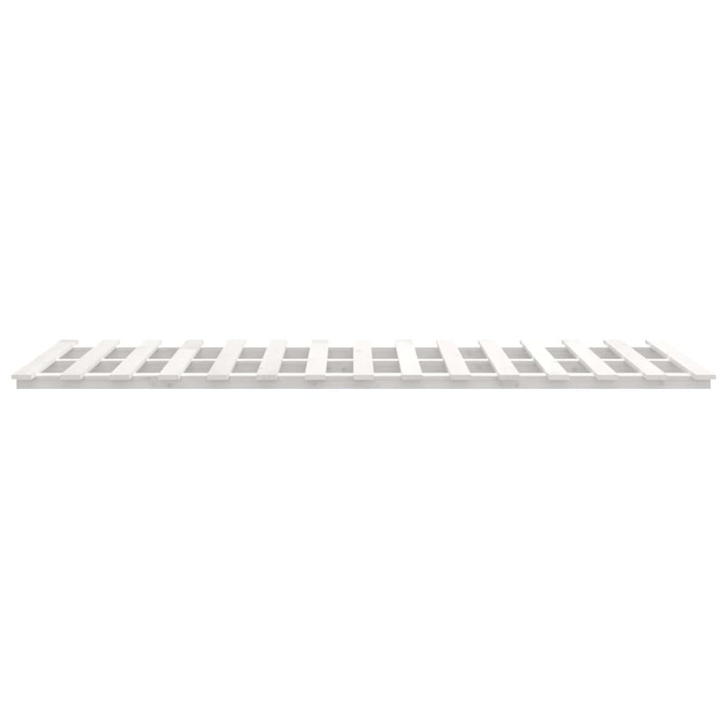 Bed Frame without Mattress White 100x200 cm Solid Wood Pine