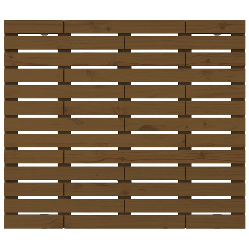 Wall Headboard Honey Brown 81x3x91.5 cm Solid Wood Pine