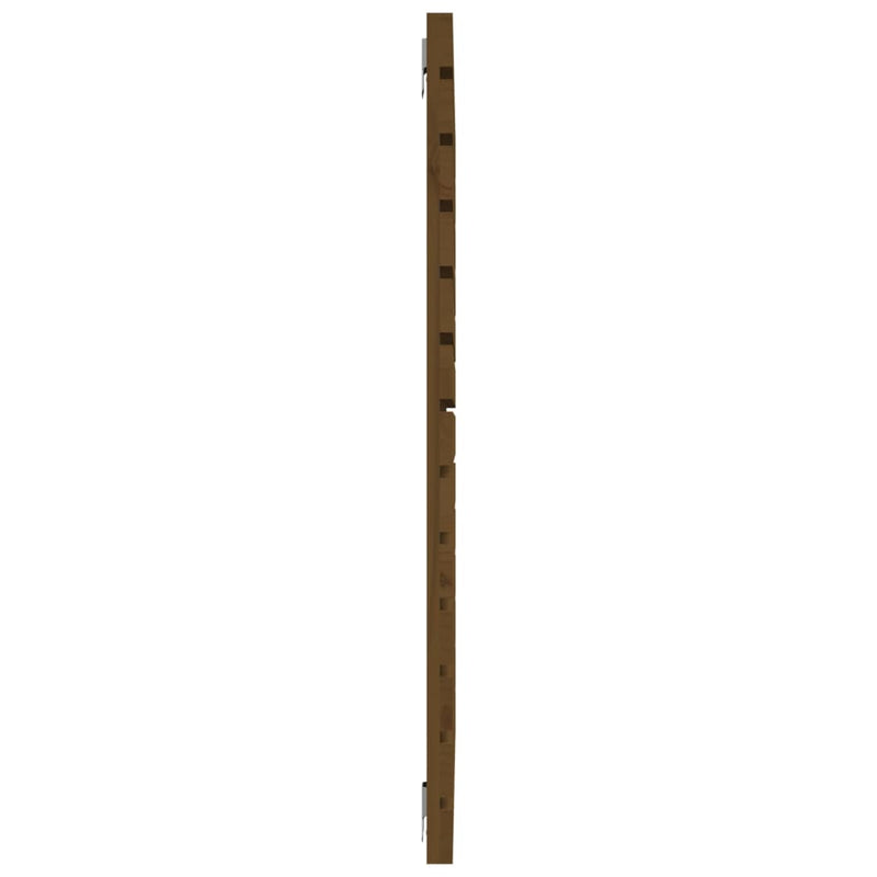 Wall Headboard Honey Brown 81x3x91.5 cm Solid Wood Pine