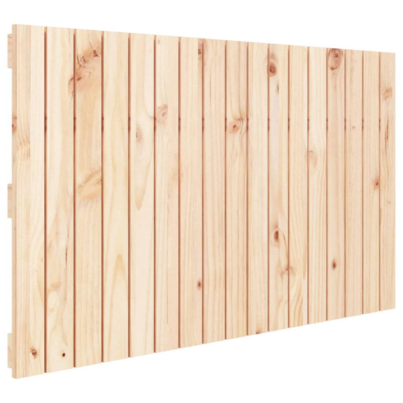 Wall Headboard 108x3x60 cm Solid Wood Pine