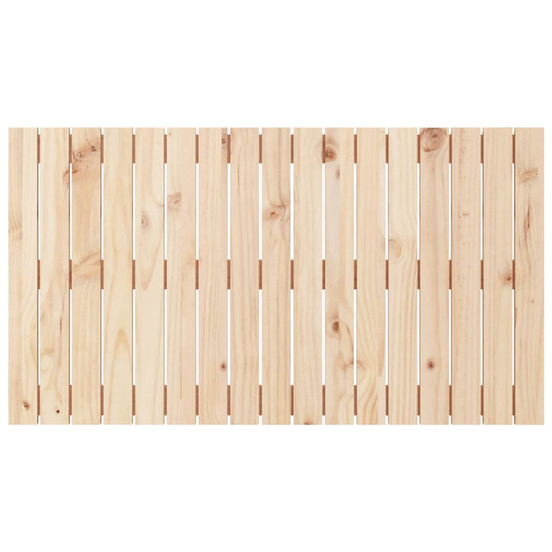 Wall Headboard 108x3x60 cm Solid Wood Pine