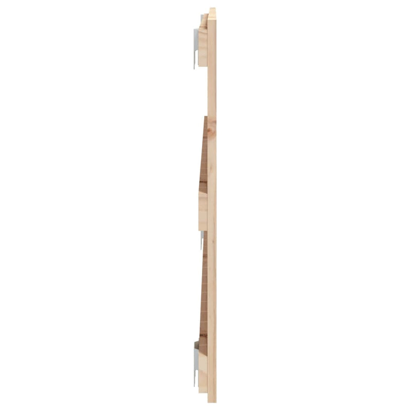 Wall Headboard 108x3x60 cm Solid Wood Pine