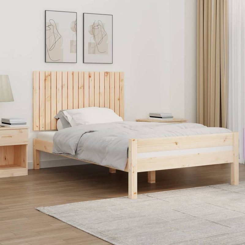 Wall Headboard 108x3x60 cm Solid Wood Pine