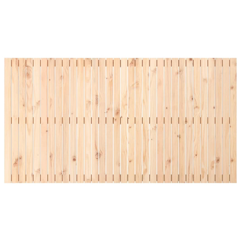 Wall Headboard 204x3x110 cm Solid Wood Pine