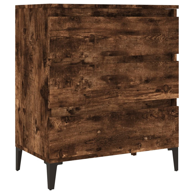 Sideboard Smoked Oak 60x35x70 cm Engineered Wood