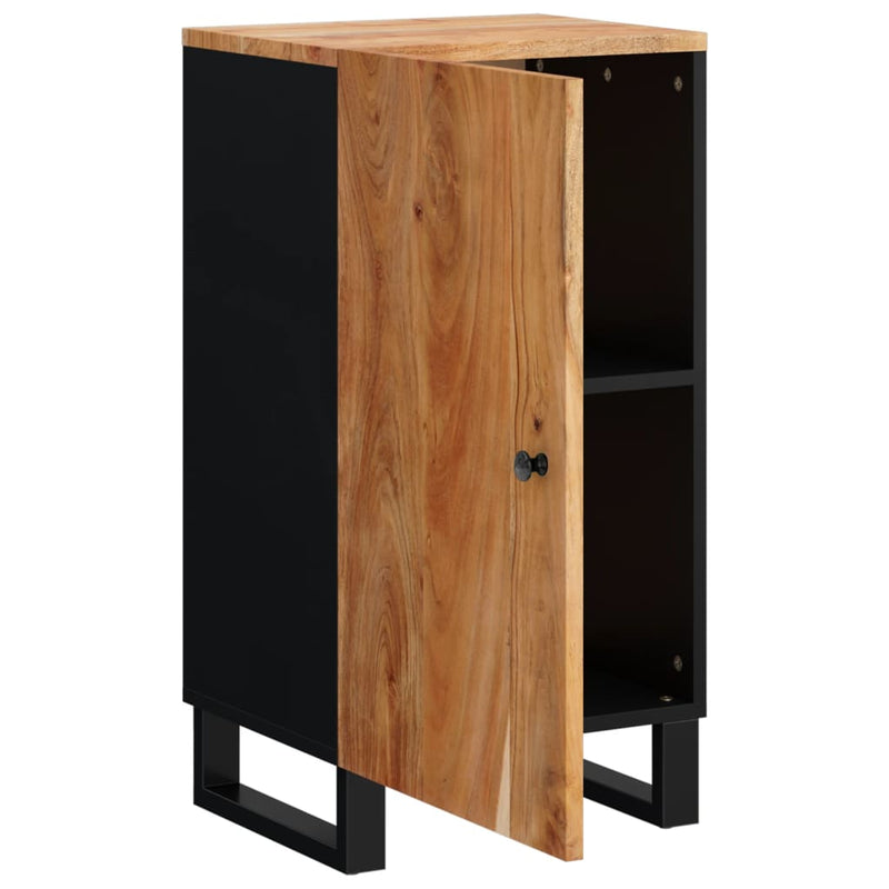 Sideboard with Door 40x31x75 cm Solid Wood Acacia