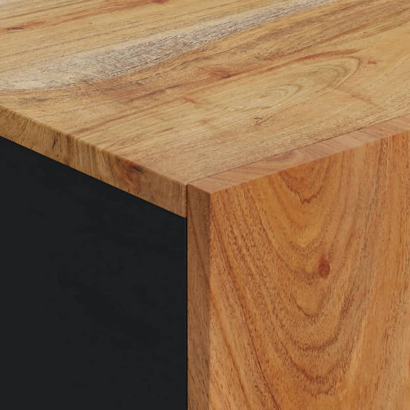 Sideboard with Door 40x31x75 cm Solid Wood Acacia