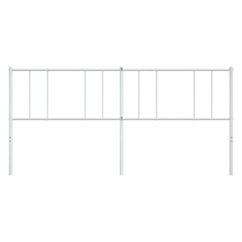 Metal Headboard White 200 cm