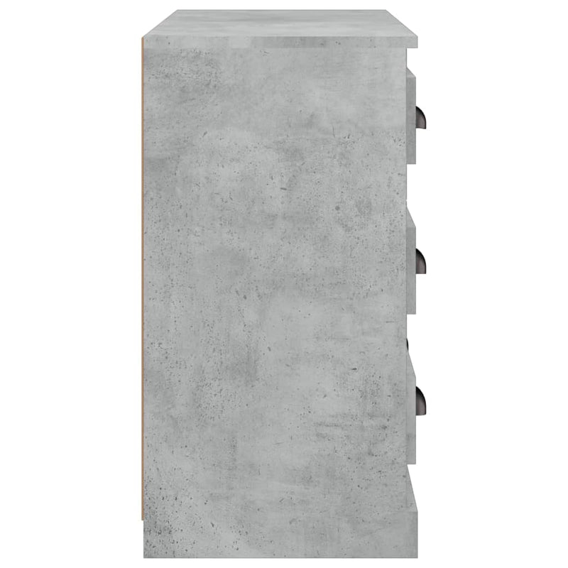 Sideboard Concrete Grey 70x35.5x67.5 cm Engineered Wood