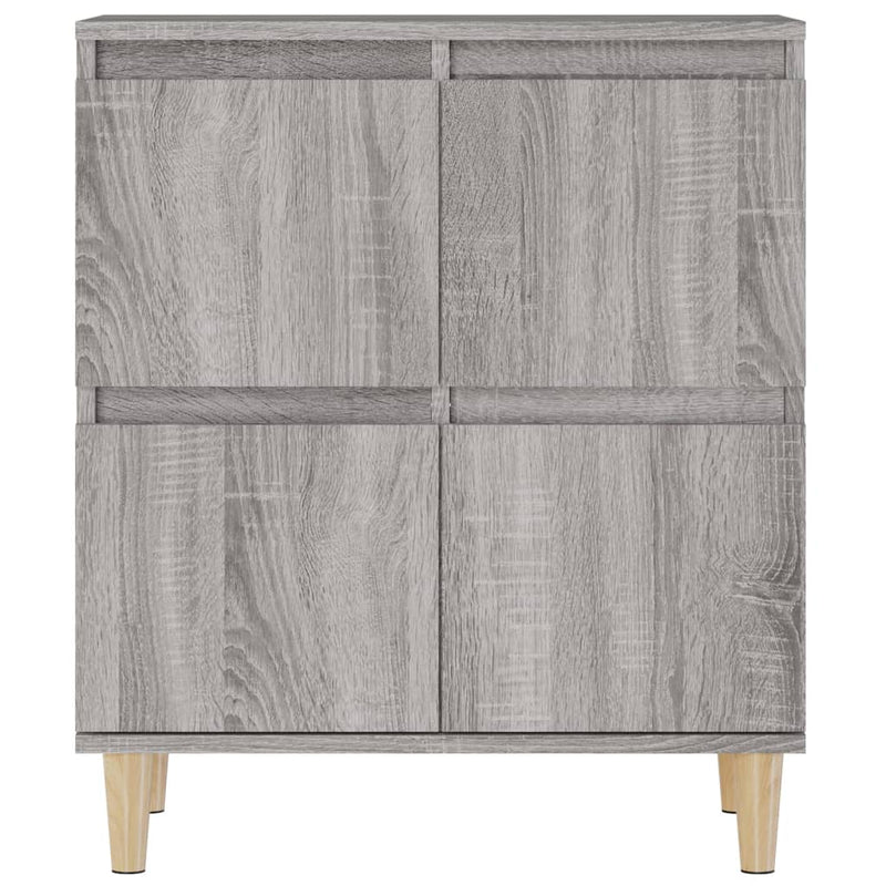 Sideboards 3 pcs Grey Sonoma 60x35x70 cm Engineered Wood