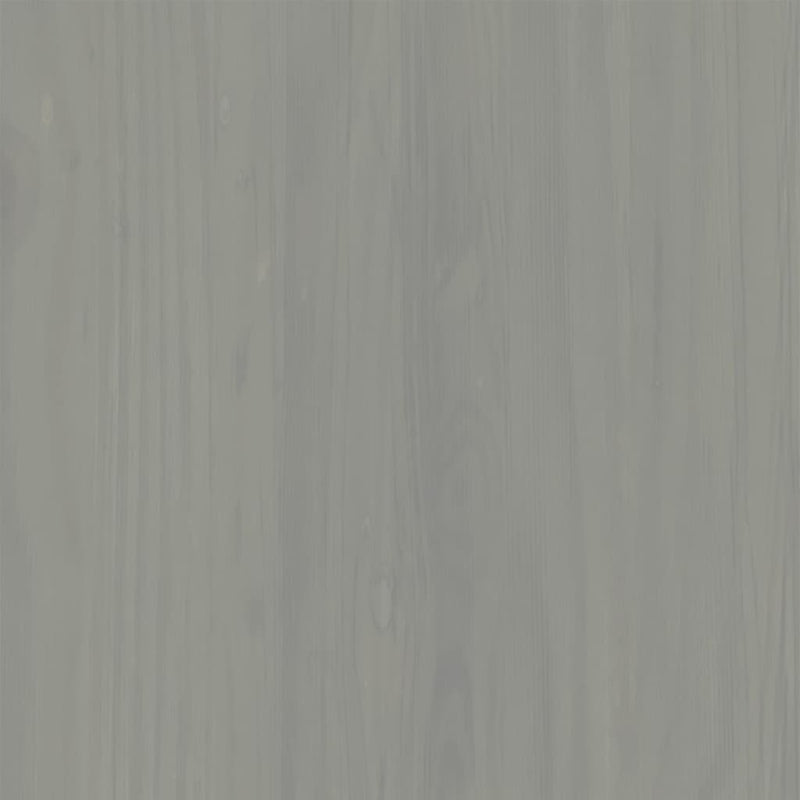 Sideboard with Drawers VIGO 113x40x75 cm Grey Solid Wood Pine