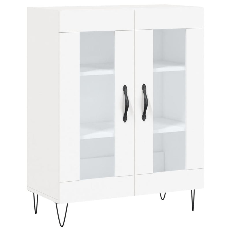 Sideboard White 69.5x34x90 cm Engineered Wood