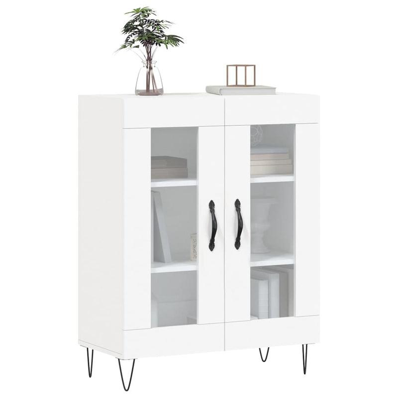 Sideboard White 69.5x34x90 cm Engineered Wood