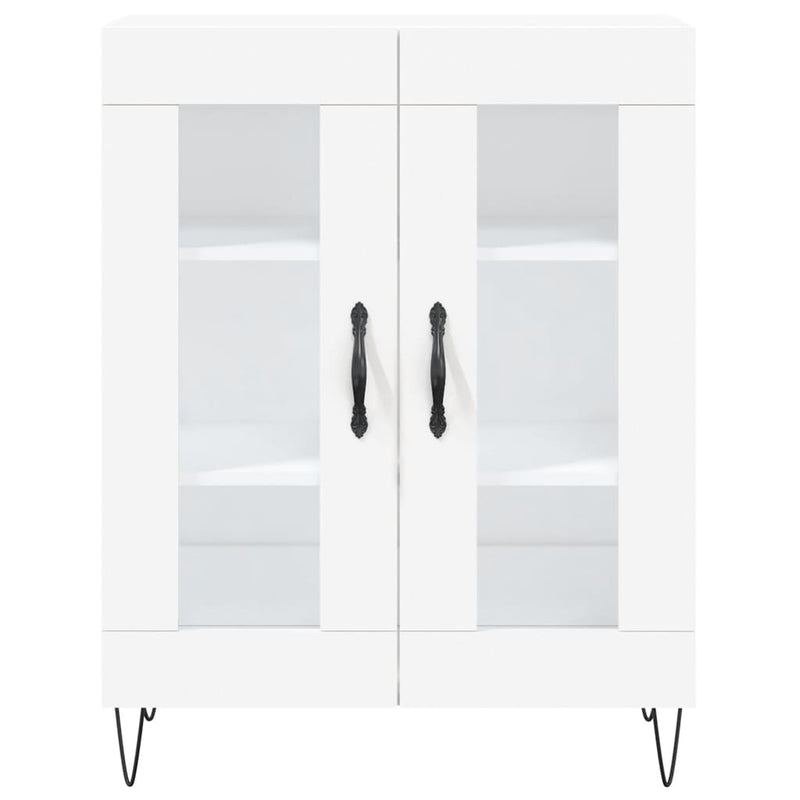 Sideboard White 69.5x34x90 cm Engineered Wood