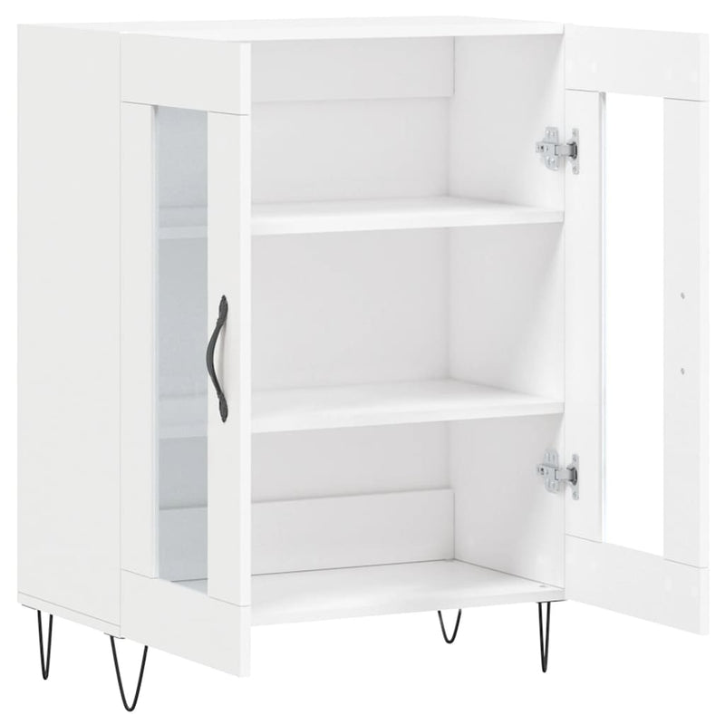 Sideboard White 69.5x34x90 cm Engineered Wood