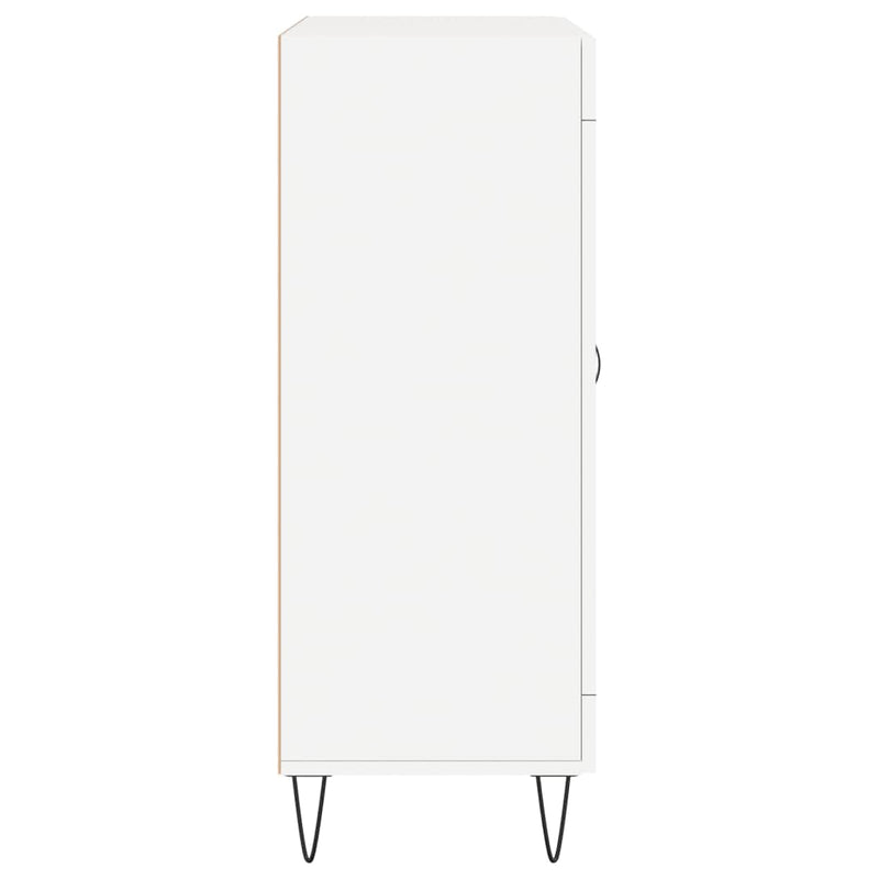 Sideboard White 69.5x34x90 cm Engineered Wood