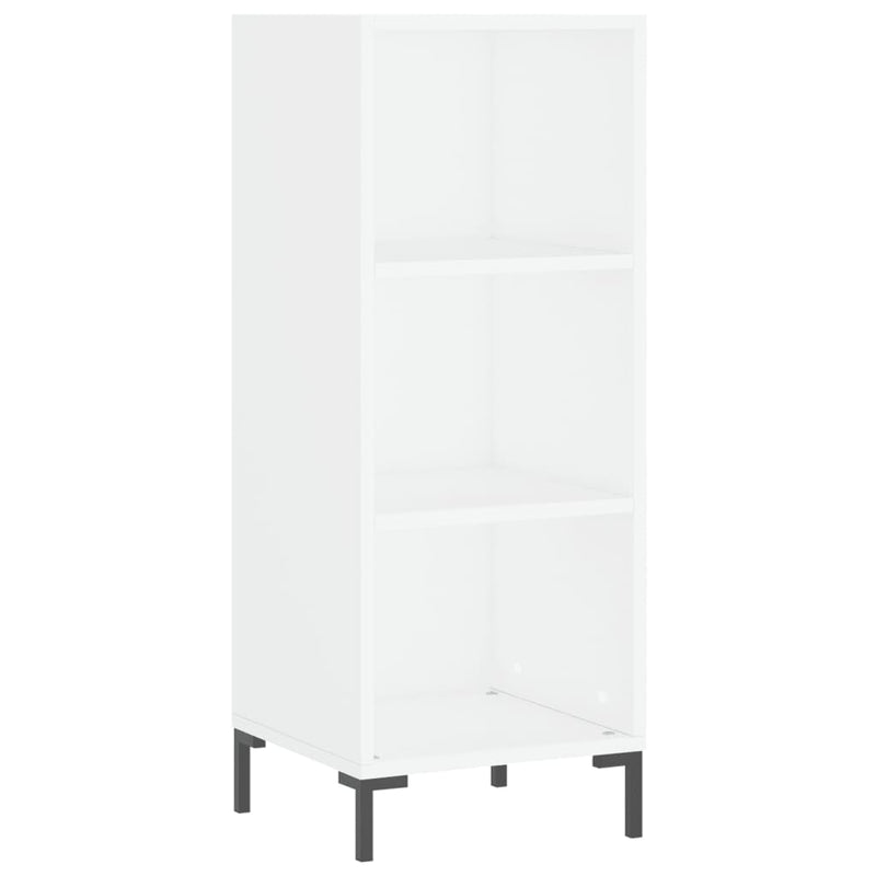 Sideboard White 34.5x32.5x90 cm Engineered Wood