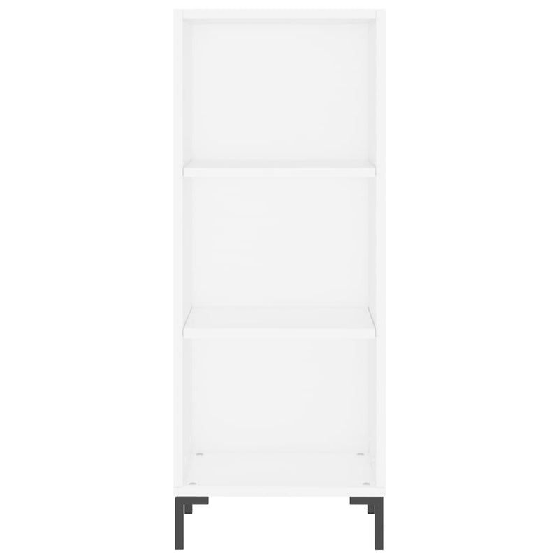 Sideboard White 34.5x32.5x90 cm Engineered Wood