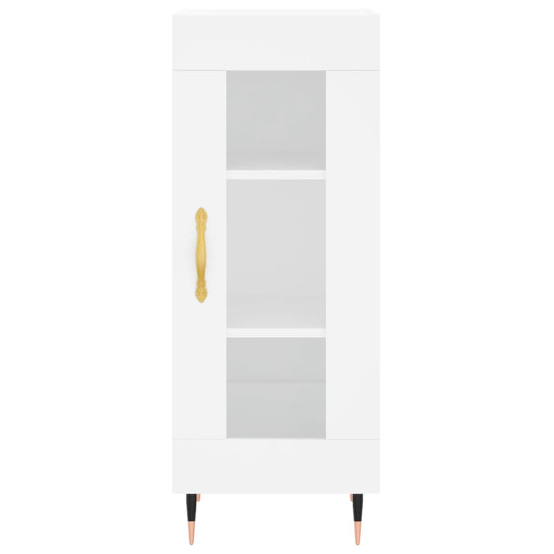 Sideboard White 34.5x34x90 cm Engineered Wood