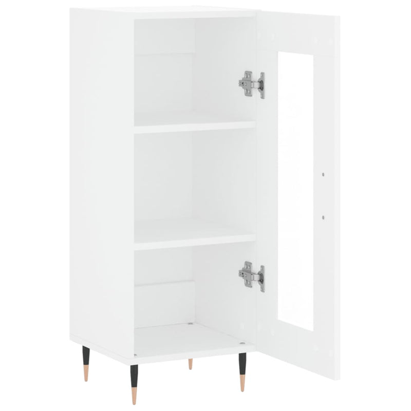 Sideboard White 34.5x34x90 cm Engineered Wood