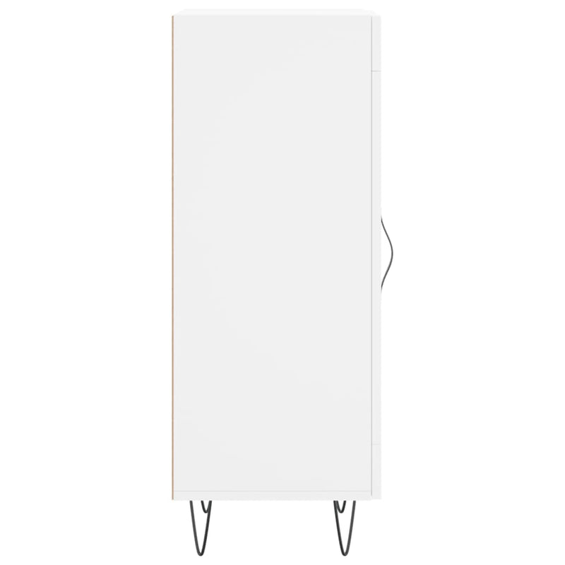 Sideboard White 34.5x34x90 cm Engineered Wood