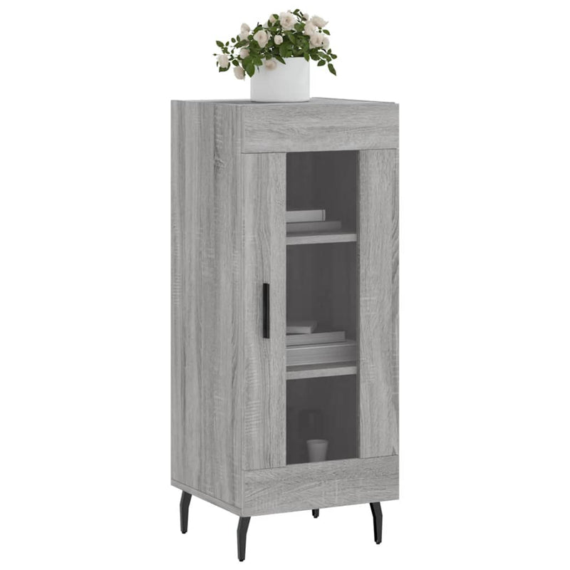 Sideboard Grey Sonoma 34.5x34x90 cm Engineered Wood
