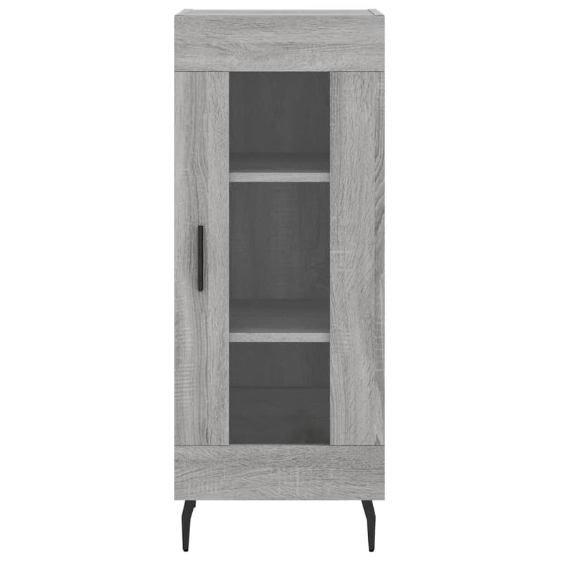 Sideboard Grey Sonoma 34.5x34x90 cm Engineered Wood