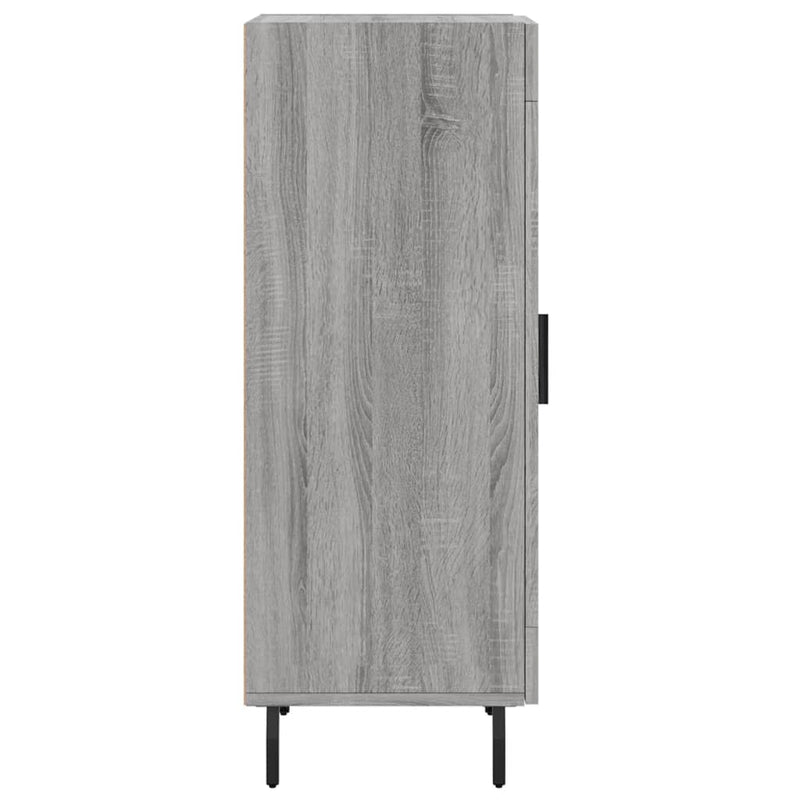 Sideboard Grey Sonoma 34.5x34x90 cm Engineered Wood