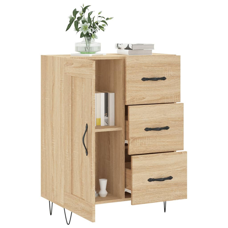 Sideboard Sonoma Oak 69.5x34x90 cm Engineered Wood
