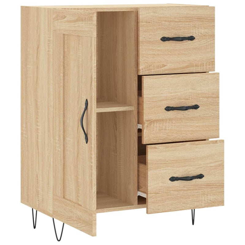 Sideboard Sonoma Oak 69.5x34x90 cm Engineered Wood