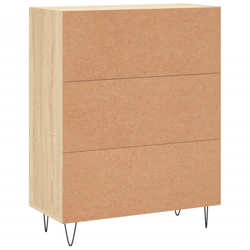 Sideboard Sonoma Oak 69.5x34x90 cm Engineered Wood