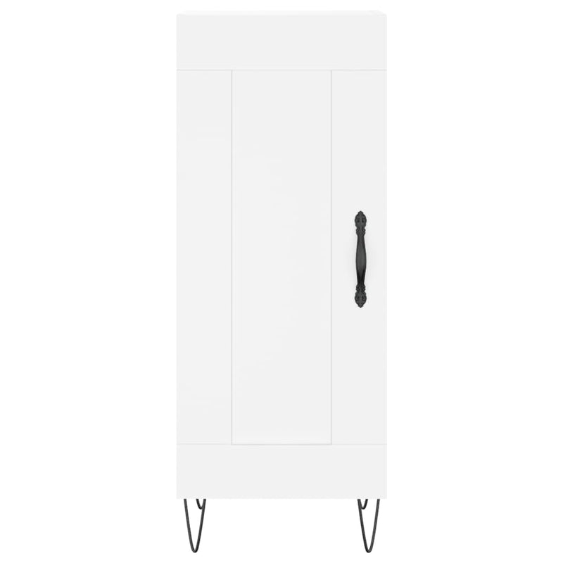Sideboard White 34.5x34x90 cm Engineered Wood