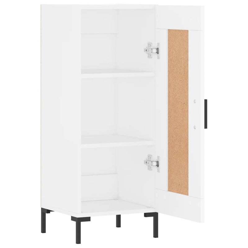 Sideboard White 34.5x34x90 cm Engineered Wood